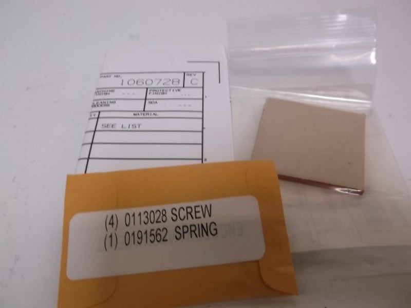 MARKEM IMAJ 1060728 SPRING LINK PLATE ASSEMBLY  NSNP IN A BAG