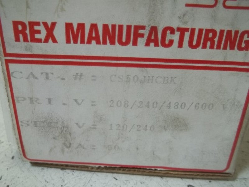 REX CS50JHCB-K 1-PH TRANSFORMER  NSMP