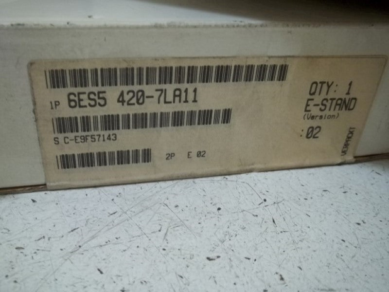 SIEMENS 6ES5 420-7LA11 DIGITAL INPUT MODULE  NSMP