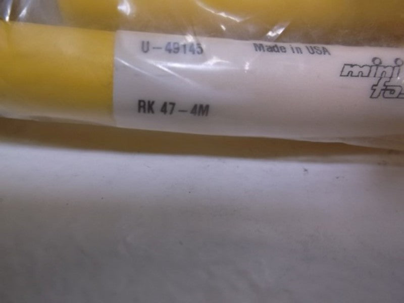 TURCK RK-47-4M MINIFAST MOLDED CORDSET  NSNP IN A BAG
