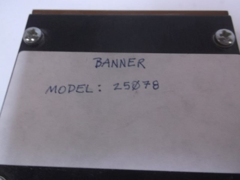 BANNER ENGINEERING 25078 DRM REJECT MODULE  UNMP