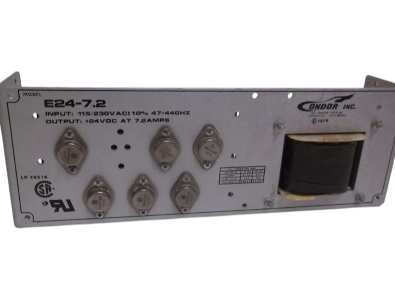 CONDOR E24-7.2  POWER SUPPLY 24VDC OUT  UNMP