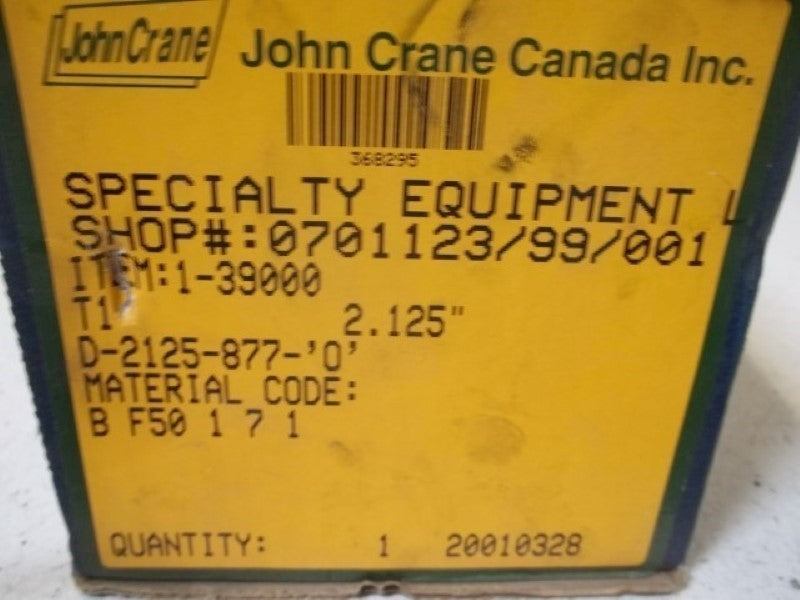 JOHN CRANE D-2125-877-'0' 2.125 KIT  NSMP