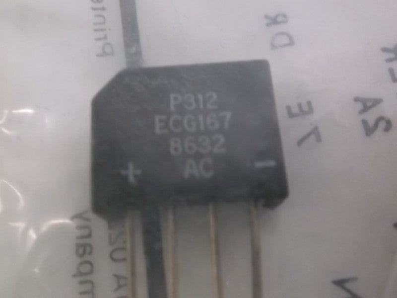 LOT OF 2 ECG 167 BRIDGE RECTIFIER NSNP IN A BAG