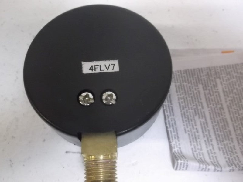 GRAINGER 4FLV7 PRESSURE GAUGE 2 1/2" 0-30 PSI  NSMP