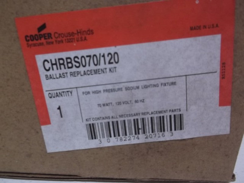 CROUSE-HINDS CHRBS070/120 BALLASTT REPLACEMENT KIT  NSMP