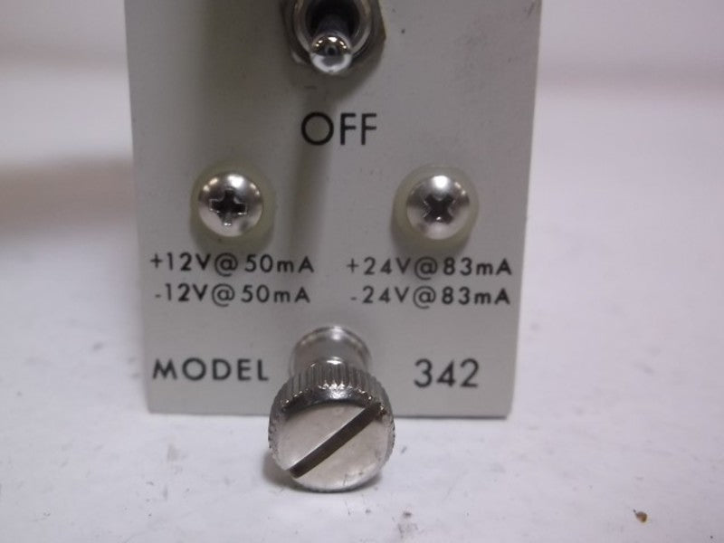 BERTAN ASSOC MODEL 342 POWER SUPPLY  NSNP