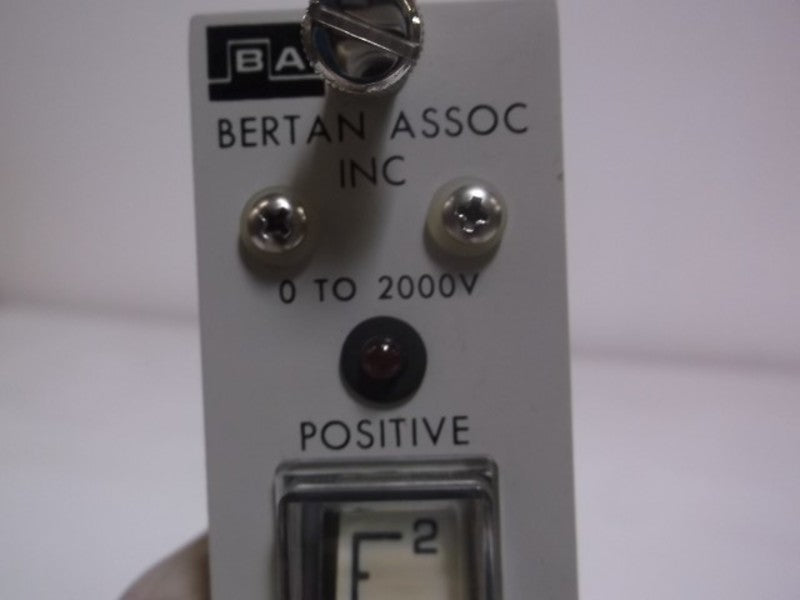 BERTAN ASSOC MODEL 342 POWER SUPPLY  NSNP