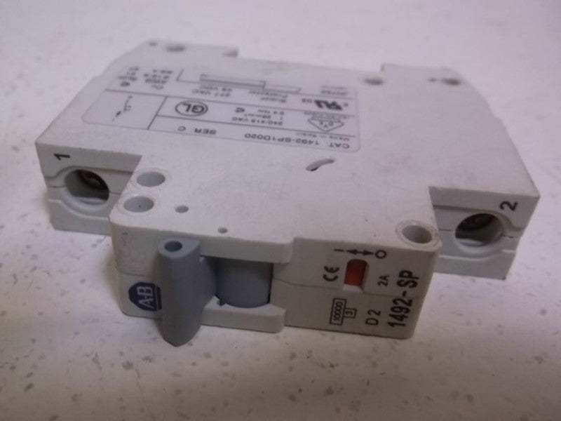 ALLEN BRADLEY 1492-SP1D020 SER. C SUPPLEMENTARY PROTECTOR  UNMP