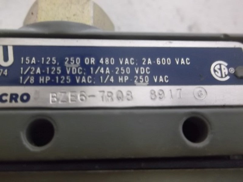 MICRO SWITCH BZE6-7RQ8 LIMIT SWITCH  NSNP