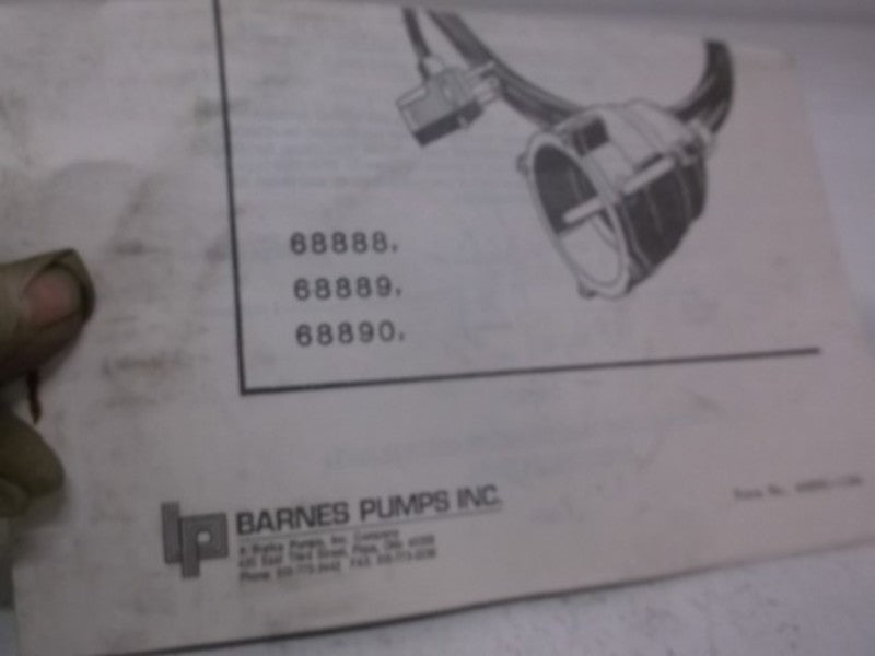 BARNES 068889 DIAPHRAGM LEVEL CONTROL  NSMP