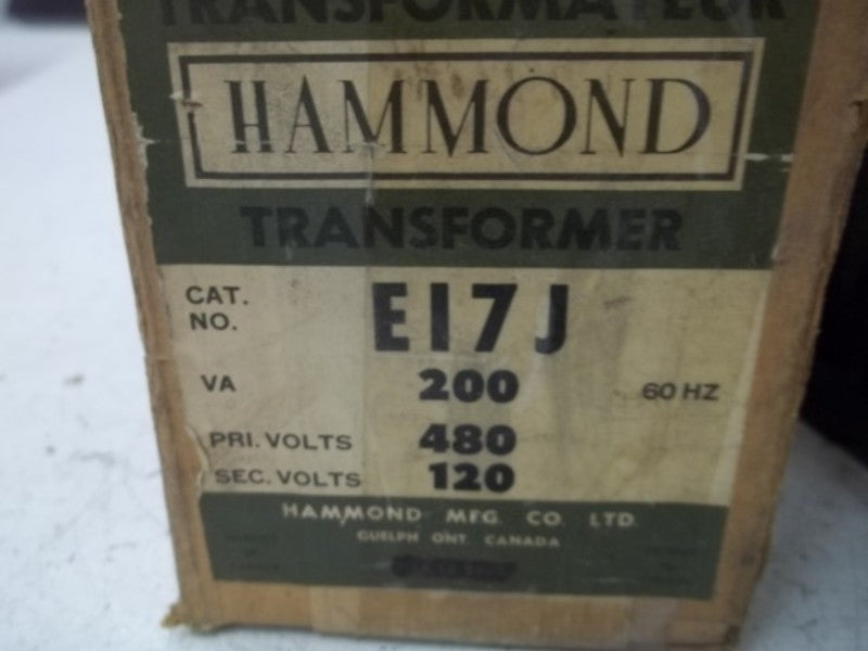 HAMMOND E17J TYPE E TRANSFORMER  UNMP