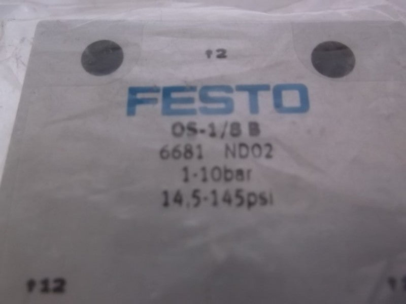 FESTO OS-1/8B OR GATE PNEUMATIC MANIFOLD  NSMP