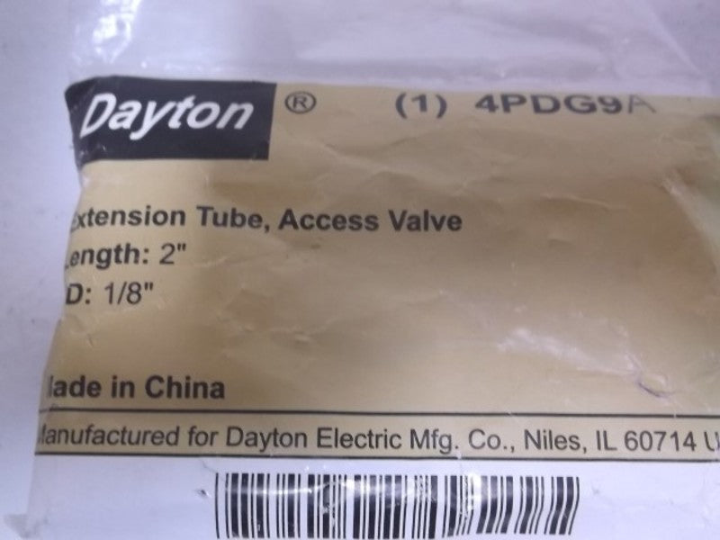 LOT OF 6 DAYTON 4PDG9A EXTENSION TUBE ACCESS VALVE NSNP FACTORY BAG