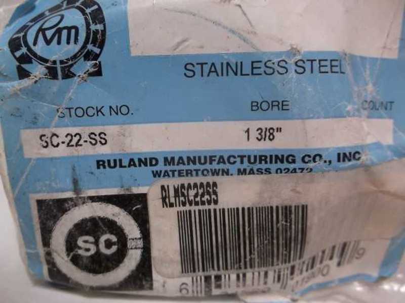 RULAND SC-22-SS STAINLESS STEEL SHAFT COLLAR  NSNP IN A BAG