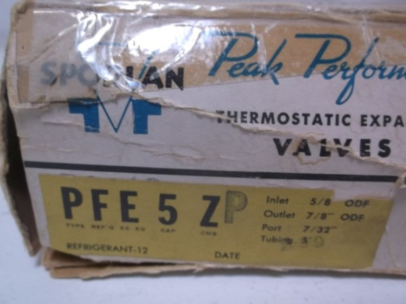 SPORLAN PFE5ZP THERMOSTATIC EXPANSION VALVE  NSMP