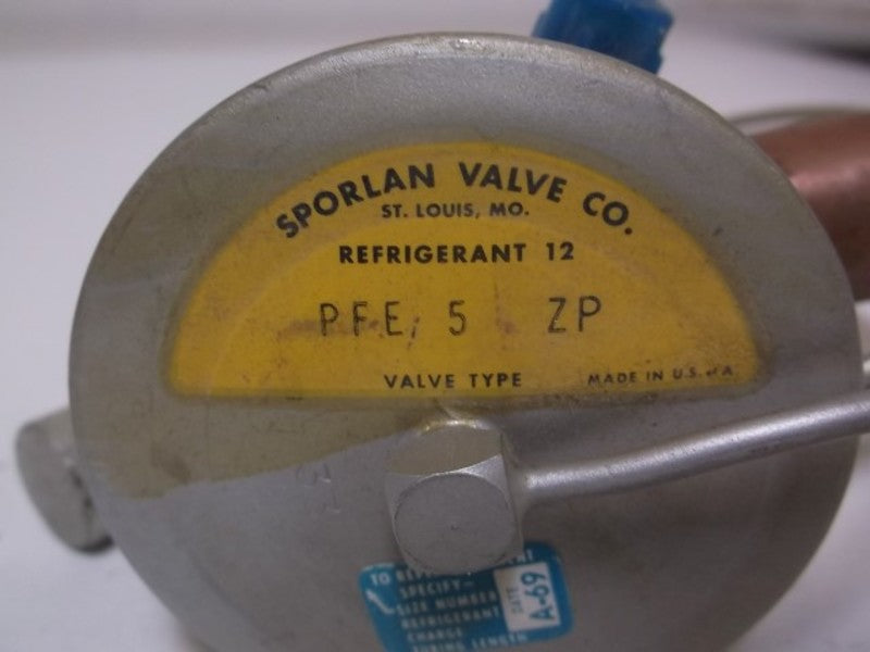 SPORLAN PFE5ZP THERMOSTATIC EXPANSION VALVE  NSMP
