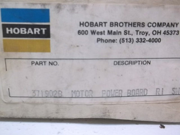 HOBART 371902B PC BOARD  NSMP