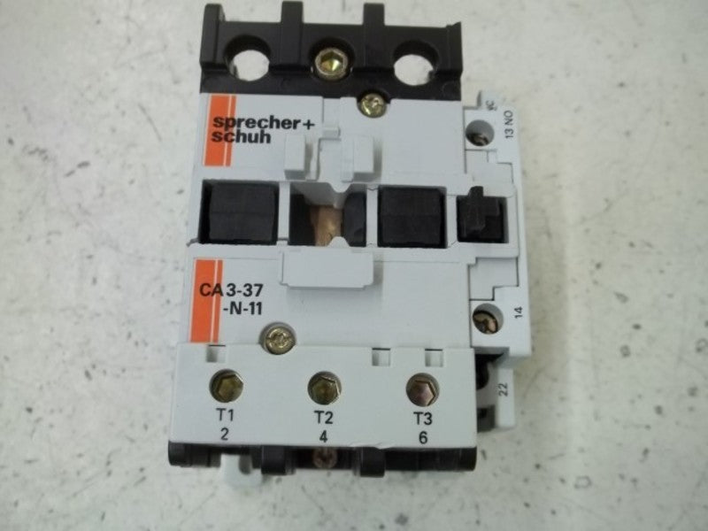 SPRECHER+SCHUH CA3-37-220W-N0 CONTACTOR 208-240V  NSMP
