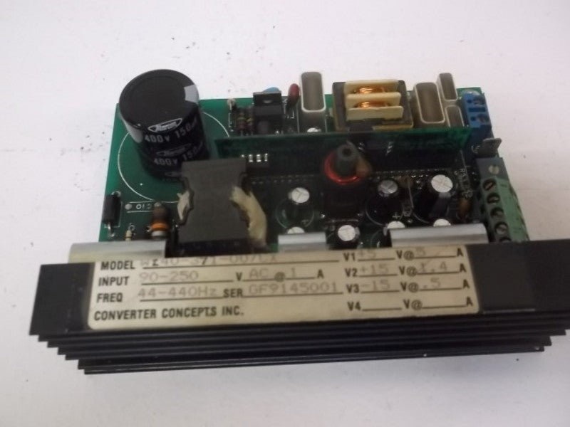 CONVERTER CONCEPTS WI40 -371-00/CX POWER SUPPLY  NSMP