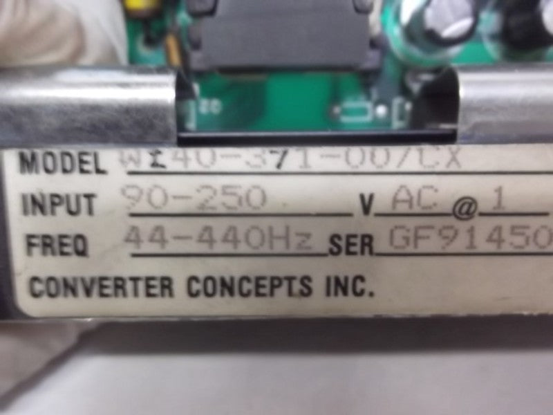 CONVERTER CONCEPTS WI40 -371-00/CX POWER SUPPLY  NSMP