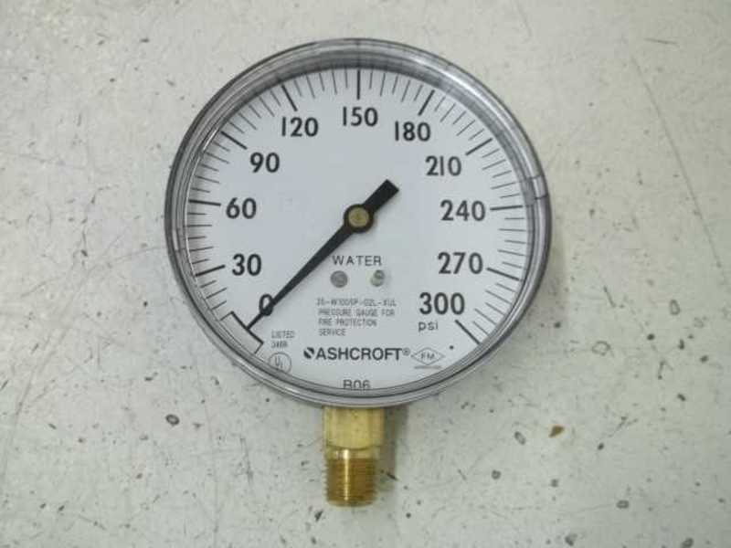 ASHCROFT PT923431003 GAUGE 0-300PSI  NSMP