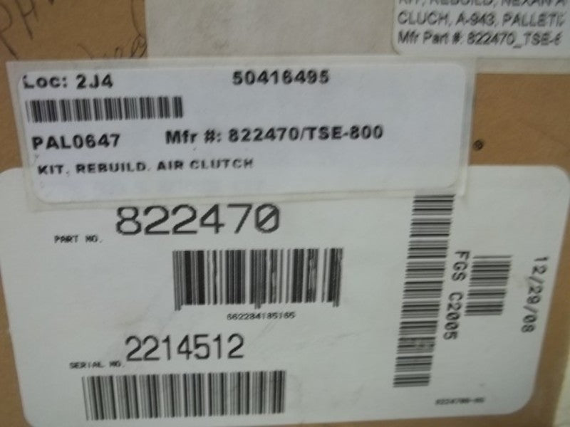 NEXEN 822470 KIT, REBUILD, AIR CLUTH  NSMP