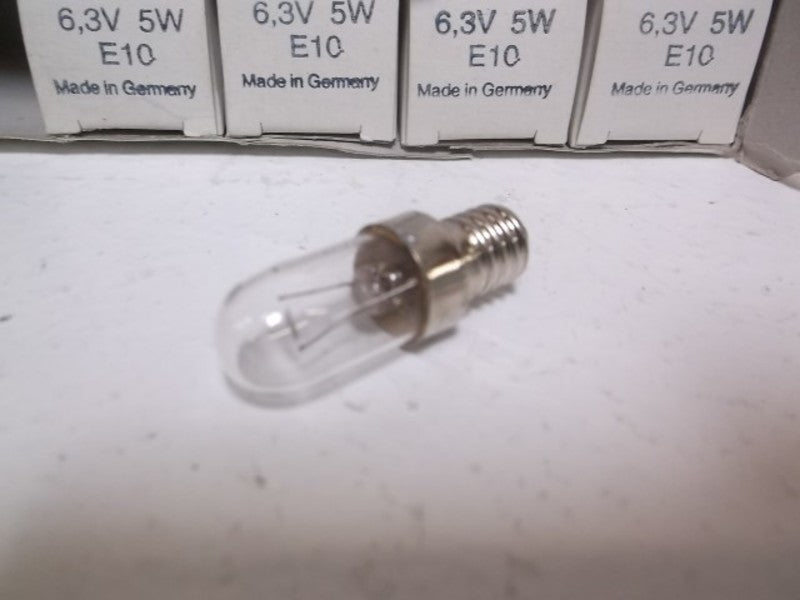 LOT OF 9 E10 MINIATURE LIGHT BULB 5W NSMP