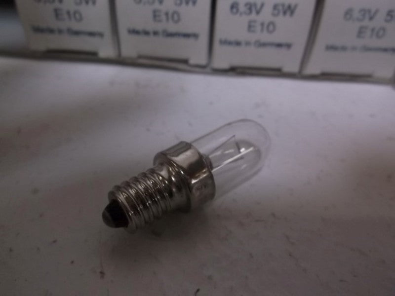 LOT OF 9 E10 MINIATURE LIGHT BULB 5W NSMP