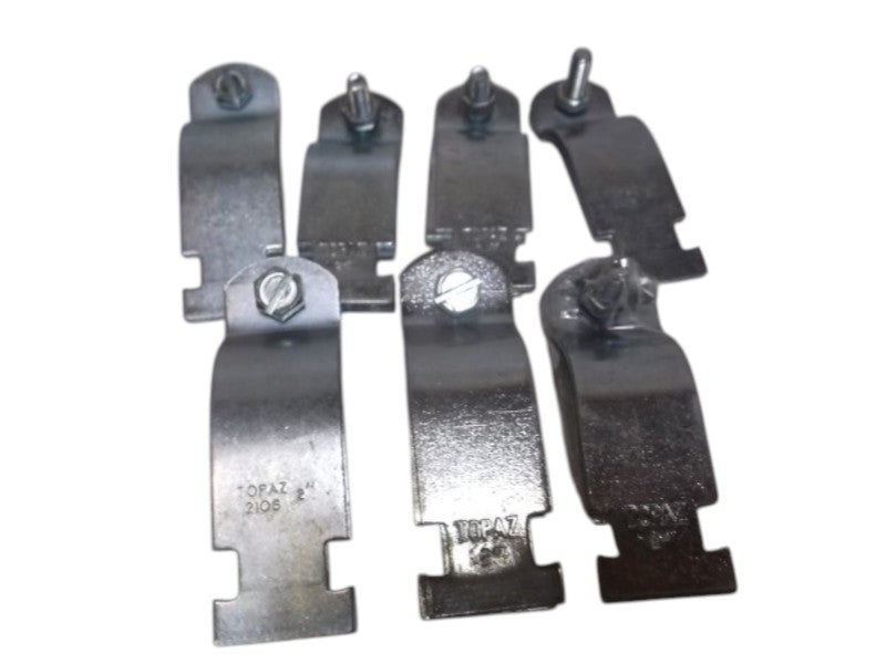 LOT OF 7 TOPAZ 2106 2" STRUT CLAMP NSNP