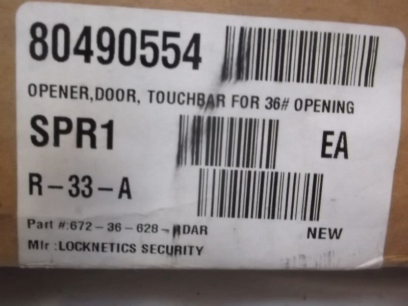 LOCKNETICS 672-36-628-RDAR EXIT DEVICE TOUCH BAR  NSNP