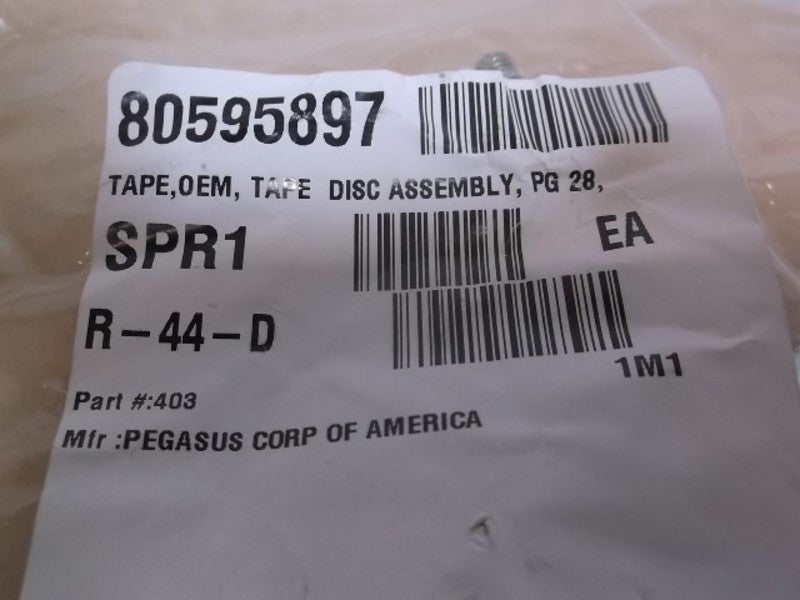 PEGASUS 403 TAPE DISC ASSEMBLY  NSNP