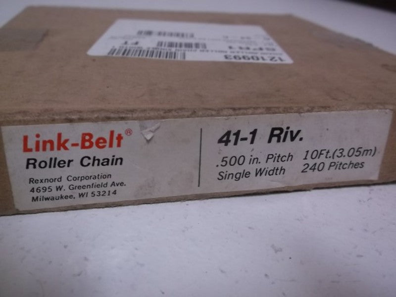 REXNORD CORP 41-1 RIV ROLLER CHAIN SINGLE WIDTH  NSMP
