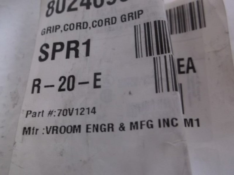 VROOM 70V1214 CORD GRIP  NSNP IN A BAG
