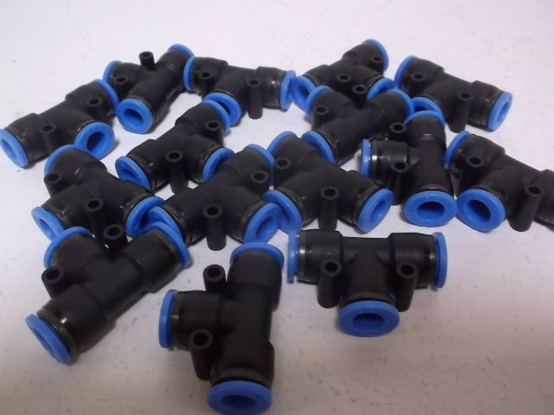 LOT OF 15 FESTO PNEUMATIC 153131 PUSH-IN TEE CONNECTORS NSNP