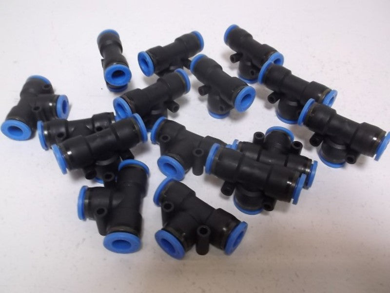 LOT OF 15 FESTO PNEUMATIC 153131 PUSH-IN TEE CONNECTORS NSNP