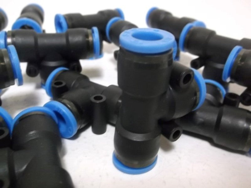 LOT OF 15 FESTO PNEUMATIC 153131 PUSH-IN TEE CONNECTORS NSNP