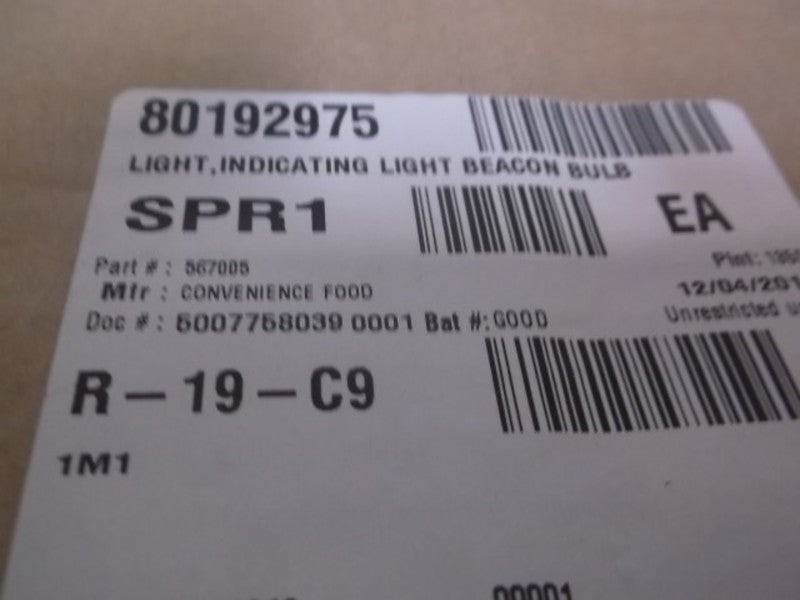 CONVENIENCE 567005 INDICATING LIGHT BEACON BULB  NSMP