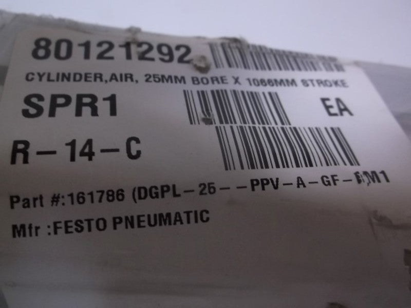 FESTO DGPL-25-1066-PPV-A-GF-B AIR CYLINDER 25MM BORE  UNMP