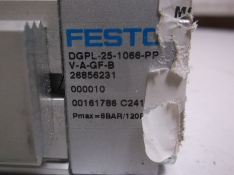 FESTO DGPL-25-1066-PPV-A-GF-B AIR CYLINDER 25MM BORE  UNMP