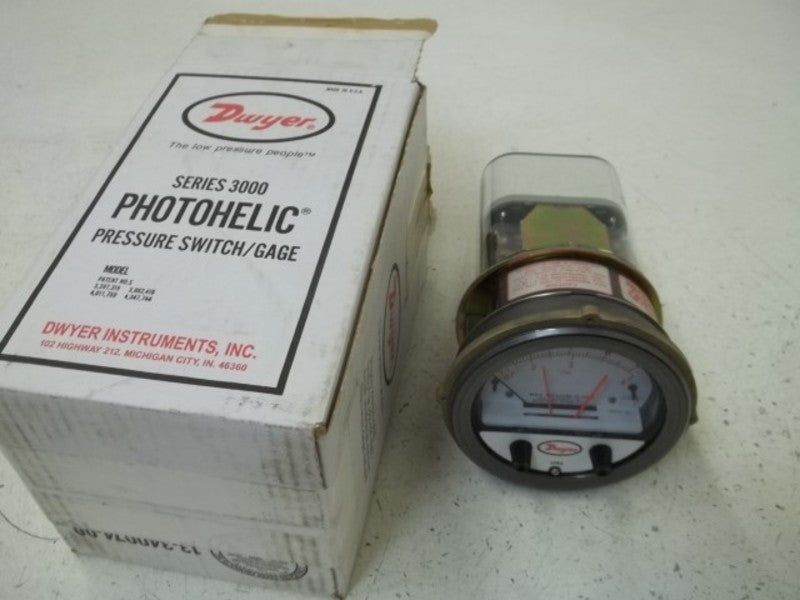 DWYER 195022-00 PRESSURE SWITCH/GAGE 0-8  NSMP
