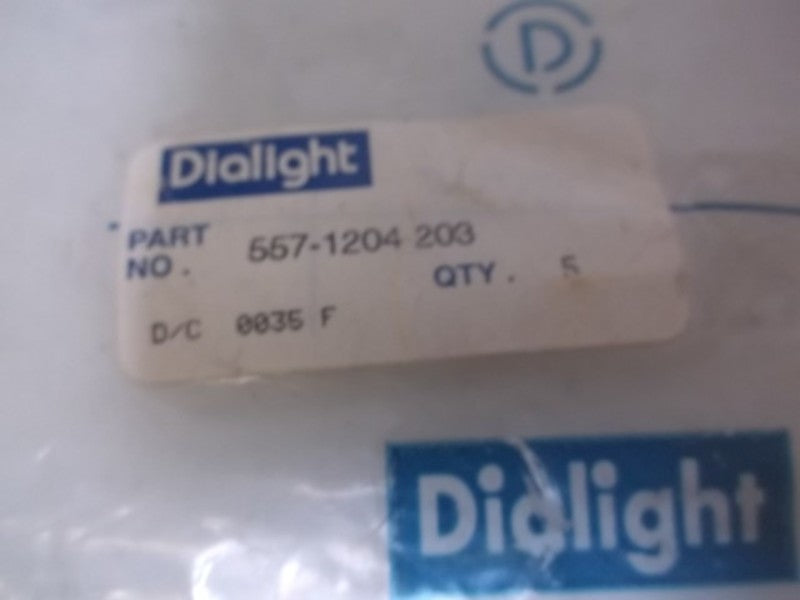 DIALIGHT 557-1204-203 PANEL MOUNT INDICATOR LIGHT  NSNP IN A BAG