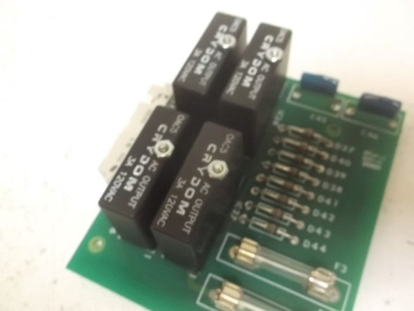 ELECTRONIC MACHINE RB 250 OUTPUT BOARD  NSNP