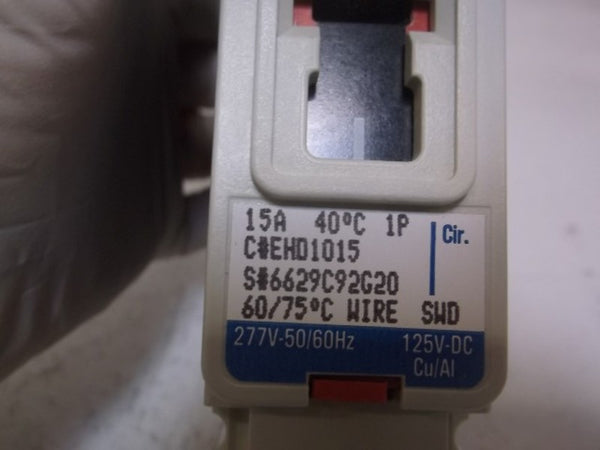 WESTINGHOUSE EHD1015 CIRCUIT BREAKER 15AMP 1-POLE  NSMP