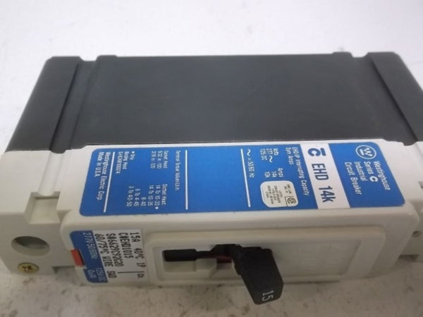 WESTINGHOUSE EHD1015 CIRCUIT BREAKER 15AMP 1-POLE  NSMP