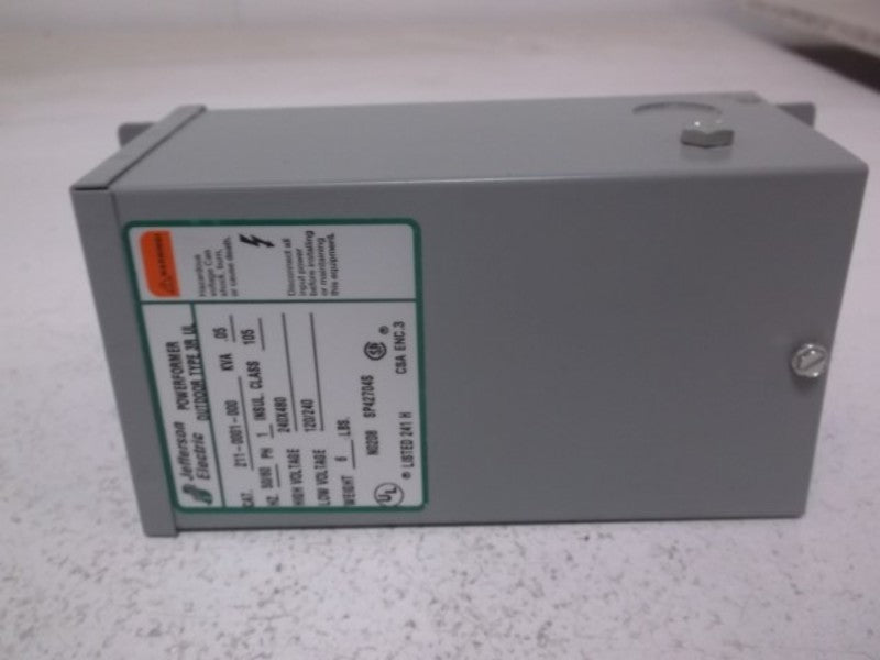JEFFERSON ELECTRIC  211-0001-000 POWERFORMER OUTDOOR TYPE 3R UL  NSMP