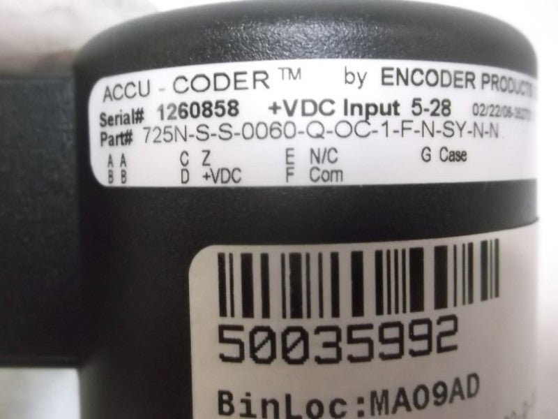 EPC 725N-S-S-0060-Q-OC-1-F-N-SY-N-N INCREMENATAL SHAFT ENCODER  NSMP