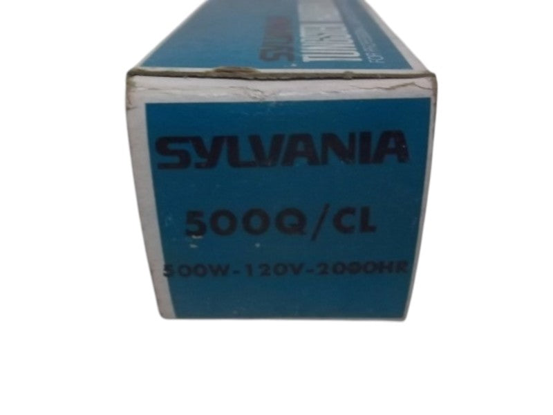 LOT OF 2 SYLVANIA 500Q/CL HALOGEN LAMP NSMP