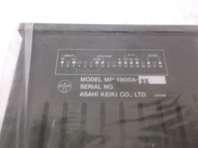 ASAHI KEIKI MP-1800A-11 DIGITAL PANEL METER 4 DIGITS  NSMP