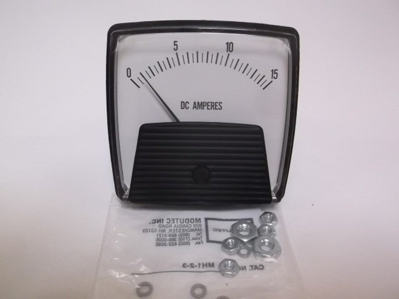 MODUTEC R2PB-DAA-015-U PANEL METER 0-15 DC AMPERES  NSMP